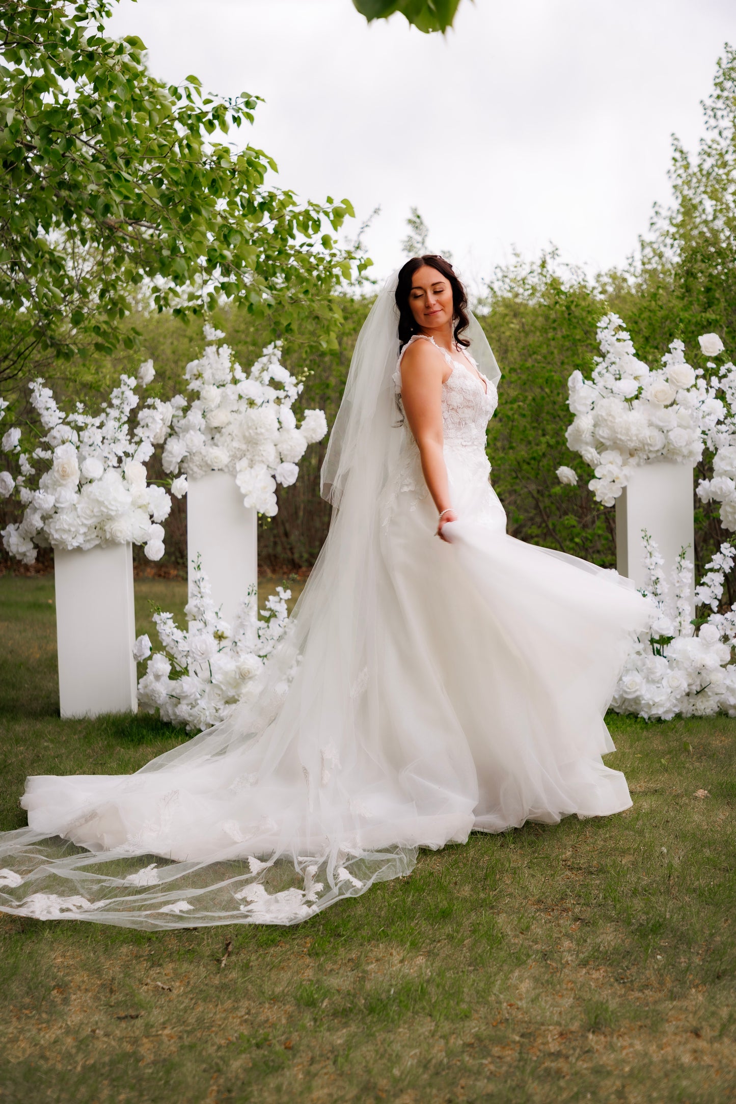 The Sophia Floral Columns