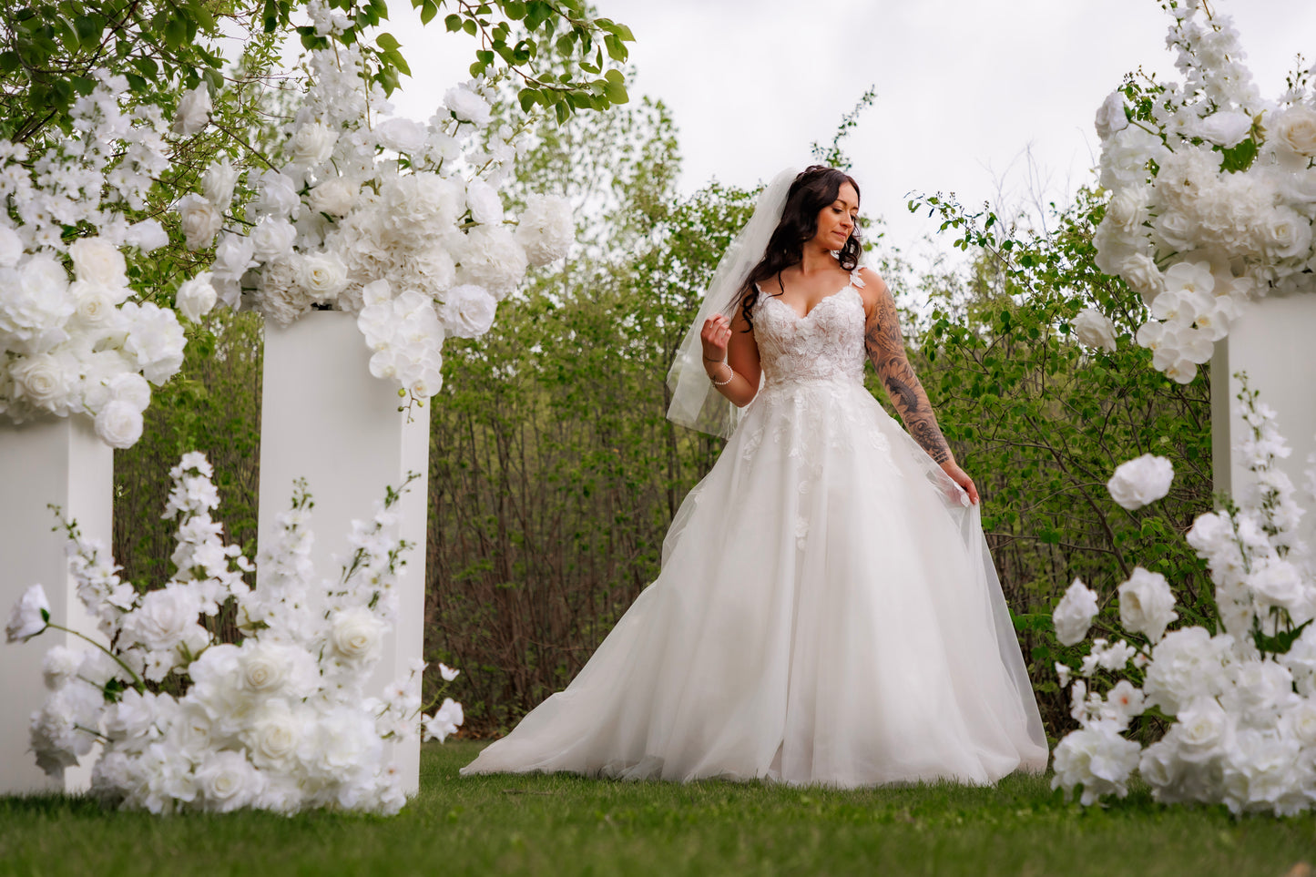 The Sophia Floral Columns