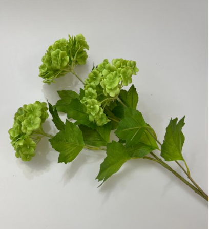 Real Touch 3-Head Snow Hydrangea
