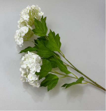 Real Touch 3-Head Snow Hydrangea