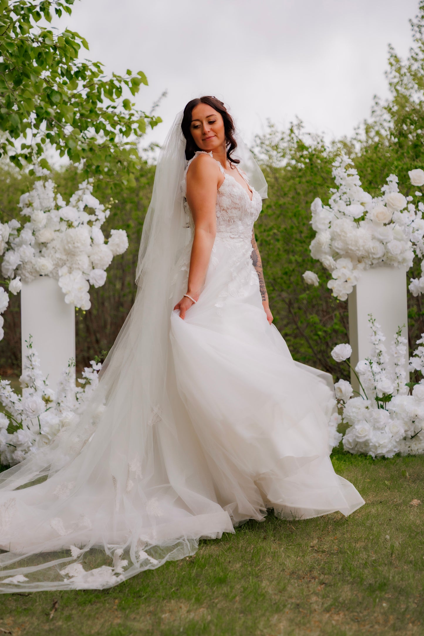 The Sophia Floral Columns