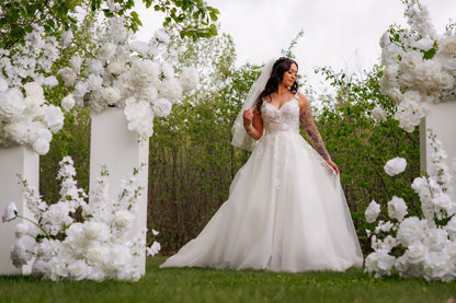 The Sophia Floral Columns