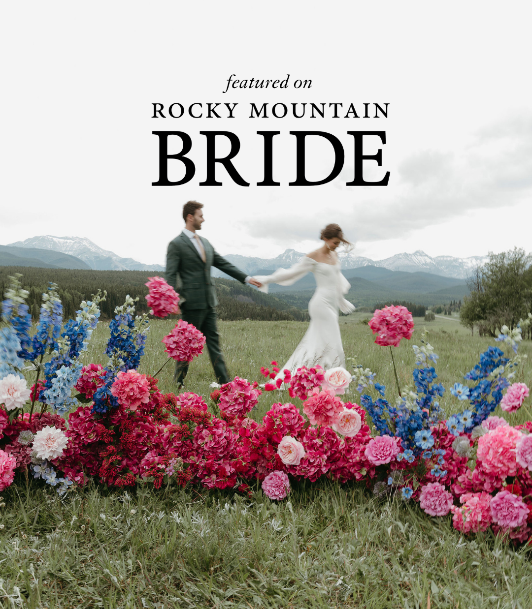 The Aurora Ground Floral Arch