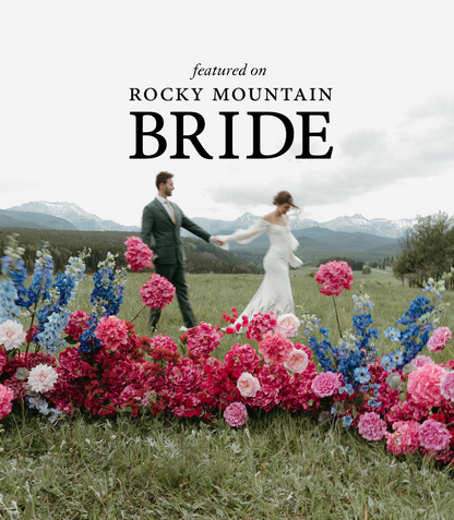 The Aurora Ground Floral Arch