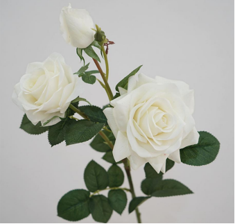 Real Touch 3-Head Rose